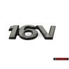Original VW 16V Rear Trunk Boot Badge Emblem Chrome - 7M0853675C Z10