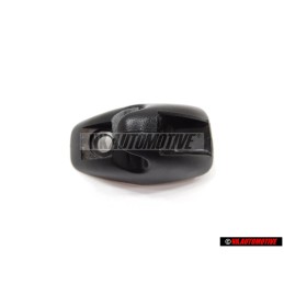 Original VW Sun Visor Clip Hook Hanger Bracket Holder Black - 191857559 01C