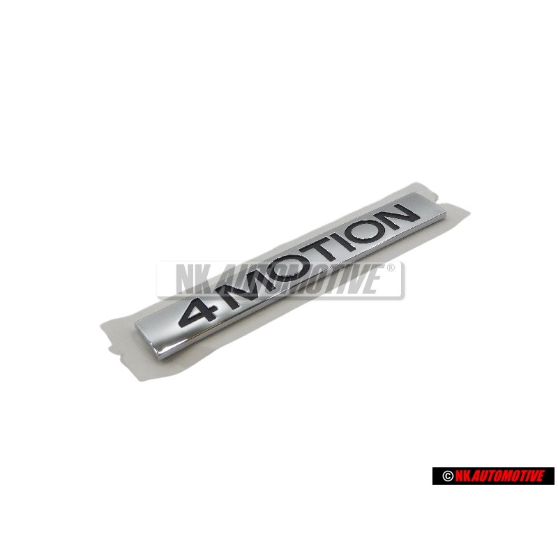 Original VW 4MOTION Rear Trunk Boot Badge Emblem Chrome - 3C0853675D FXC