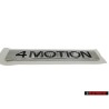 Original VW 4MOTION Rear Trunk Boot Badge Emblem Chrome - 3C0853675D FXC