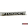 Original VW 4MOTION Rear Trunk Boot Badge Emblem Chrome - 3C0853675D FXC