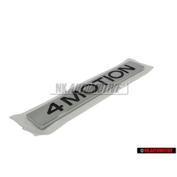Original VW 4MOTION Rear Trunk Boot Badge Emblem Chrome - 3C0853675D FXC