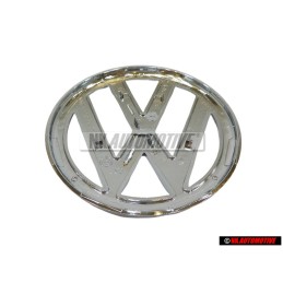 Original VW Rear Hatch Trunk Boot Badge Emblem Chrome - 5K0853630B ULM