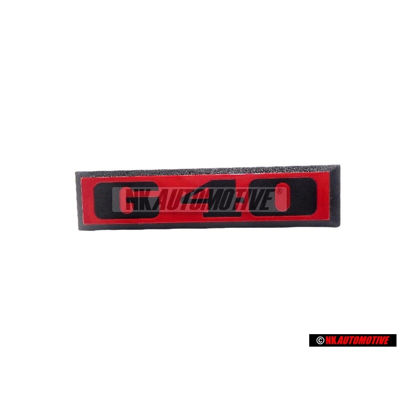 Original VW G40 Front Grill Badge Red - 871853679C