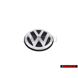 Original VW Rear Trunk Boot Badge Emblem Chrome - 1H5853630D 739