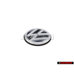 Original VW Rear Trunk Boot Badge Emblem Chrome - 1H5853630D 739