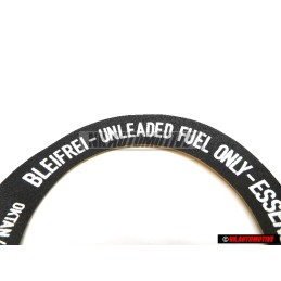 Original VW Unleaded Fuel Filler Neck Trim Sticker - 155010024P