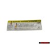 Original VW Sticker HIGH VOLTAGE - 8K0010520A