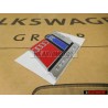 Original Audi RS2 Rear Trunk Boot Badge Emblem Chrome Red Blue - 8A0853735A 2ZZ