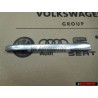 Original VW Exterior Door Handle Insert Metal Trim Chrome - 433837239