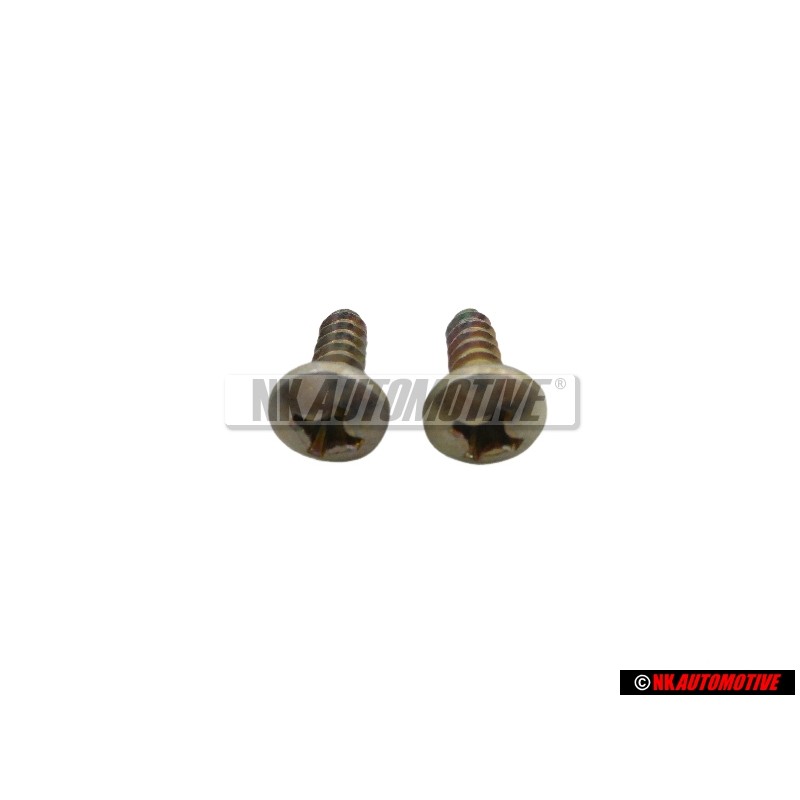 2x Original VW Oval Head Panel Screw - N 0139791