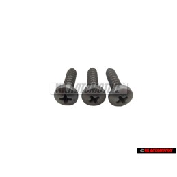 3x Original VW Oval Head Panel Screw - N 0139755
