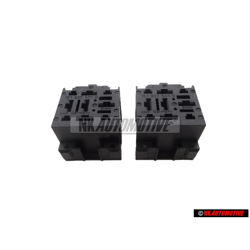 2x Original VW Relay Plate 9 Pin - 161937501B