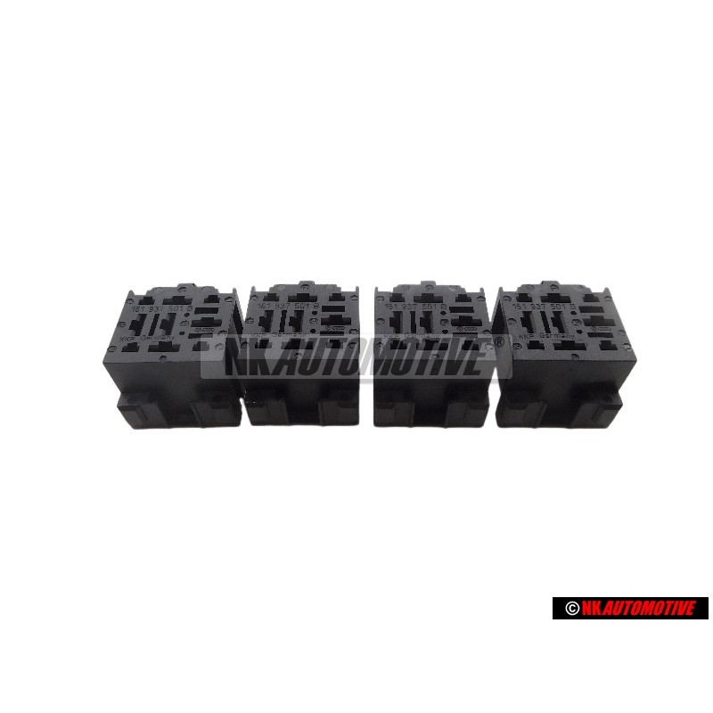 4x Original VW Relay Plate 9 Pin - 161937501B