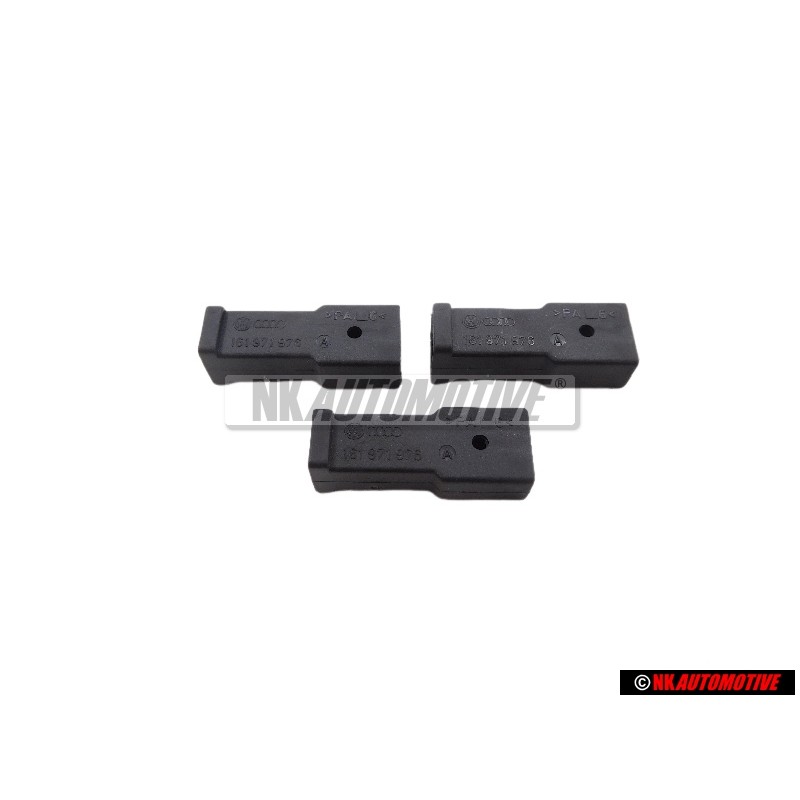 3x Original VW Flat Connector Housing - 161971976A