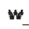 5x Original VW Flat Contact Housing With Gasket - 037906240
