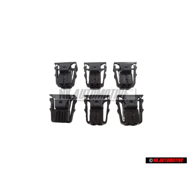 6x Original VW Flat Contact Housing - 1J0972722