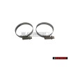 2x Original VW Adjustable Hose Clamp 32-50x9x0.5 - N 0245076