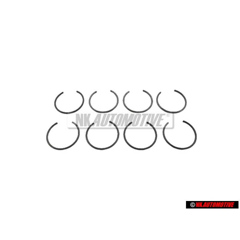 8x Original VW Snap Ring - N 0122771