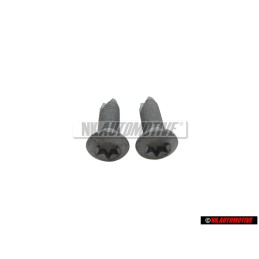 2x Original VW Oval Head Countersunk Bolt - N 90701301