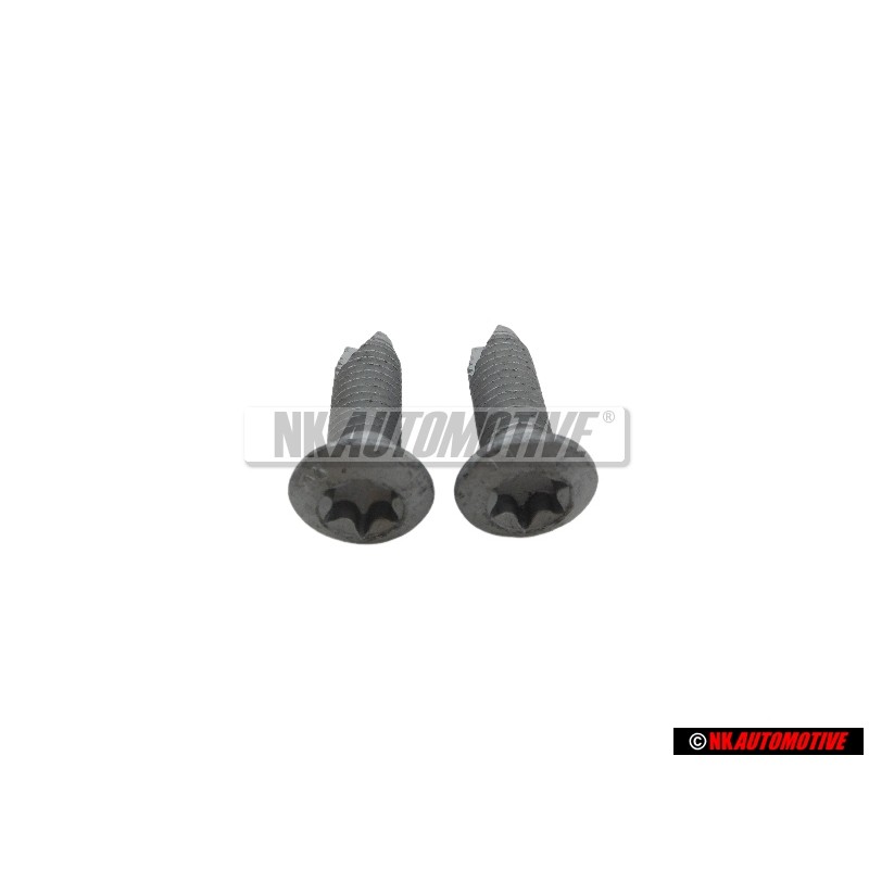 2x Original VW Oval Head Countersunk Bolt - N 90701301