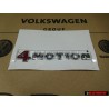 Original VW 4MOTION Rear Trunk Boot Badge Emblem Chrome Red - 3B0853675AEGQF