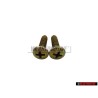 2x Original VW Oval Head CSK. Self Tapp Screw 4.8x22 - N 0141063