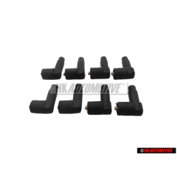 8x Original VW Connector (Screened) For Ignition Leads - 036035281A