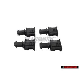 4x Original VW Flat Connector Housing - 191972711