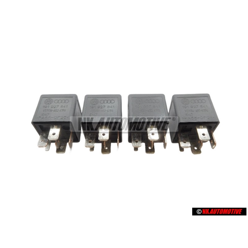 4x Original VW Relay - 191927841