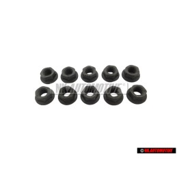 10x Original VW Hexagon Nut - N10045301