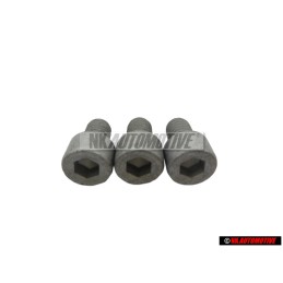 3x Original VW Hexagon Socket head Bolt M8x12 - N 0147068