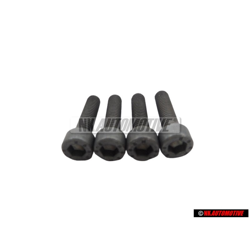4x Original VW Hexagon Socket Head Bolt M6x25 - N 01470514