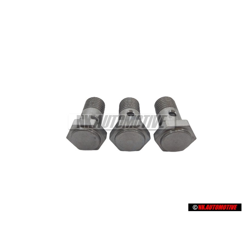 3x Original VW Banjo Bolt With Filter - 048133505