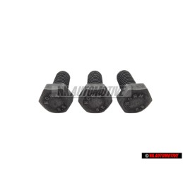 3x Original VW Hexagon Bolt M8x18 - N 01023929