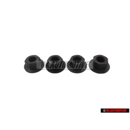 4x Original VW Hexagon Collar Nut - N 90175205