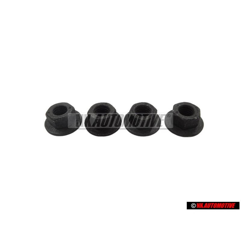 4x Original VW Hexagon Collar Nut - N 90175205