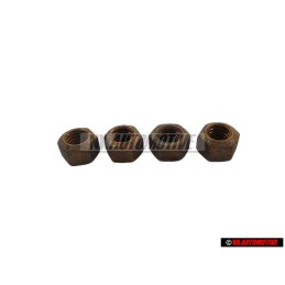 4x Original VW Hexagon Nut Self Locking - N 90085001