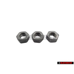 3x Original VW Hexagon Nut Self Locking - N 90074404
