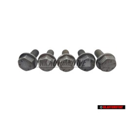 5x Original VW Hex Collared Bolt - N 10155906