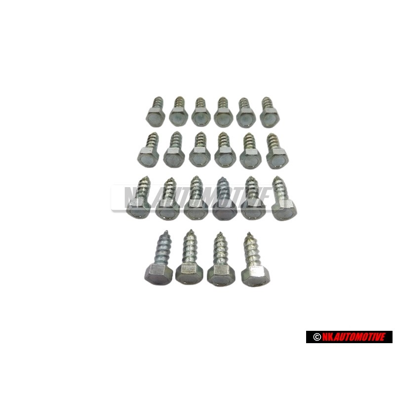 22x Original VW Hexagon Head Panel Screw 6.5x19 - N 0159461