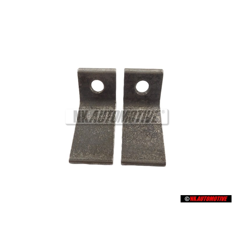 2x Original VW Securing Plate For Door Hinge - 323809654