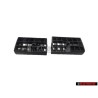2x Original VW Rotary Insert Satin Black - 191819707E 01C