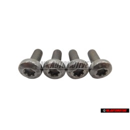 4x Original VW Oval Hexagon Socket Head Bolt M6x15 - N 10029206