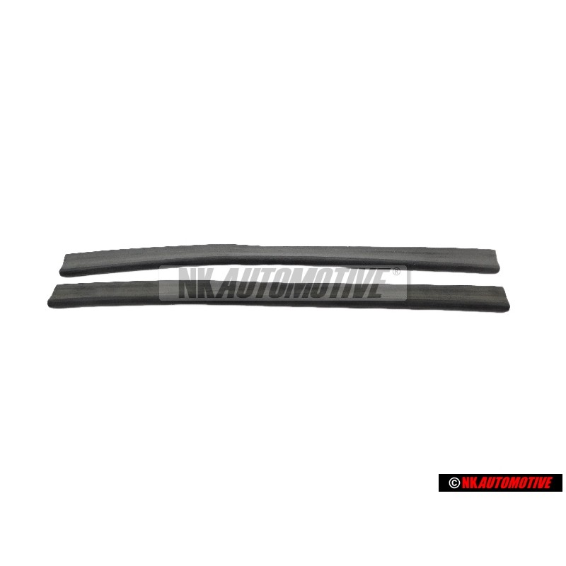 2x Original VW Lift Rail Channel Glass Seal - 831837565