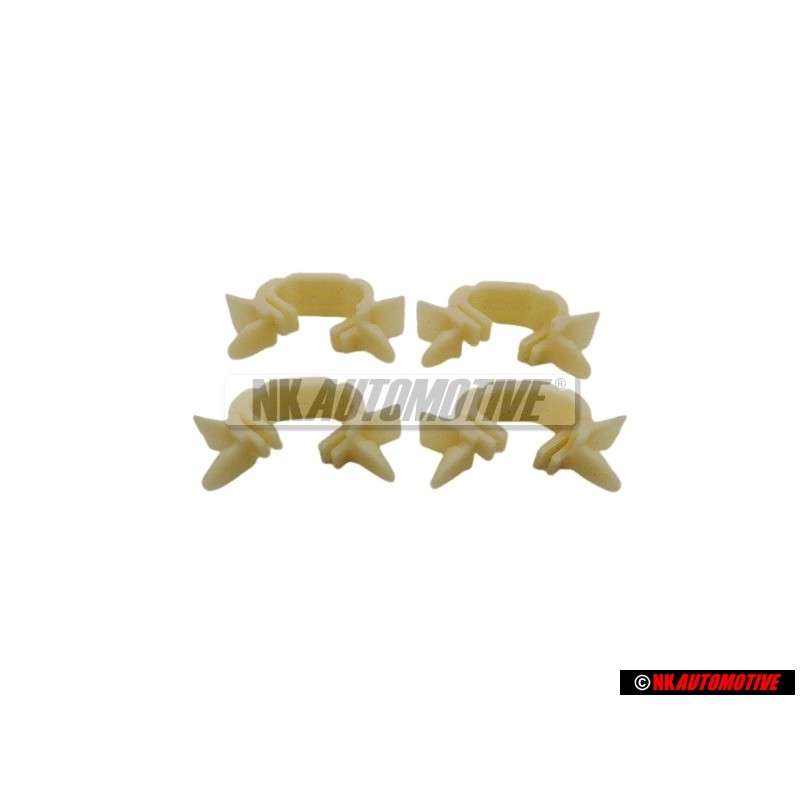 4x Original VW Clip For Pull Rod Door - 321837199
