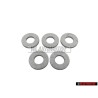5x Original VW Washer 6.5x14x1.6 - N 0115477