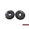 2x Original VW Trim Satin Black - 411857781 01C