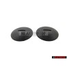 2x Original VW Press Stud Satin Black - 441863987A B41