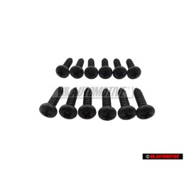 12x Original VW Oval head Panel Screw 4.2X16 - N 0139649